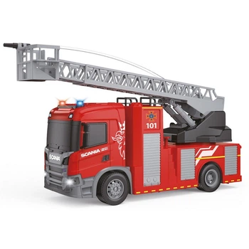 Автомодель детская Scania "Пожарная машина" TechnoDrive 6407KS, свет, звук