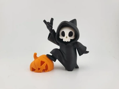 Статуетка Kawaii Grim Reaper with Pumpkin – Spooky Halloween