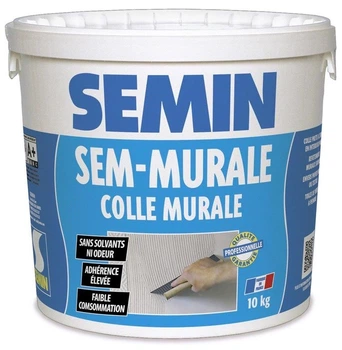 Клей Semin SEM MURALE для стеклообоев ведро 10 кг