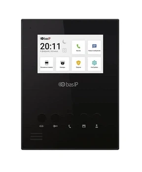 IP-видеодомофон 4.3" BAS-IP AU-04LAF black с Wi-Fi