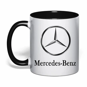 Чашка з друком "Mercedes-Benz" (колір чорний) (32452)