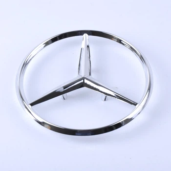 Емблема "Mercedes" 104мм\пластик\3 пуклі (Vito 124 старий, зад)