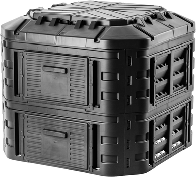 Kompostownik ogrodowy Kadax Nybro czarny 600 l (5903699429969)
