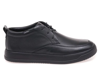 Черевики комфорт чоловічі IKOS 384-1B/BLACK LEATHER 44 Чорний