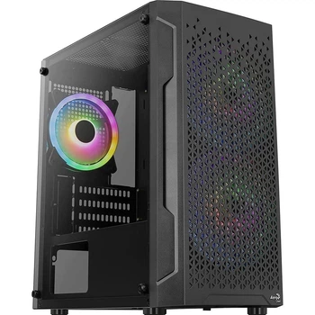 Корпус Aerocool Trinity Mini-G-BK-v2 Black без БП (ACCS-PV32033.11)