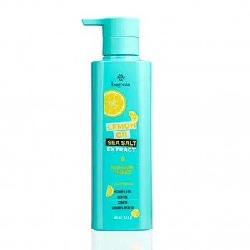Шампунь с маслом лимона и экстрактом морской соли Bogenia Lemon Oil Sea Salt Extract Shampoo 450 мл