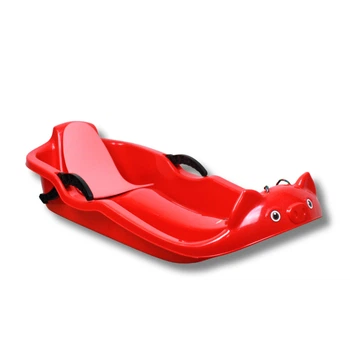 Санки пластикові з гальмами Prime Sport Snow Rider червоні