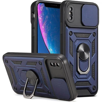 Чехол Ummi Camshield Serge Ring для Apple iPhone X / XS (5.8") Синий - 00000080690_6