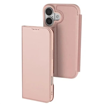 Чохол-книжка Dux Ducis з кишенею для візиток для Apple iPhone 17 (6.3") Rose Gold - 00000080524_1