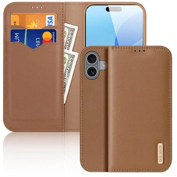 Чохол-книжка Dux Ducis Hivo для Apple iPhone 17 (6.3") Коричневий