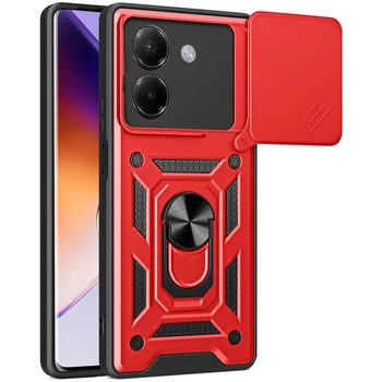 Чохол Ummi Camshield Serge Ring для Xiaomi Poco F7 Червоний