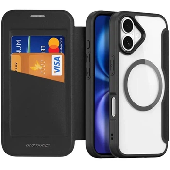 Чохол Dux Ducis Skin X Pro with MagSafe для iPhone 17 книжка з кишенею для візиток Айфон 17 Black