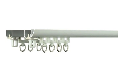 Карниз DS-2 Білий на роликових бігунках 450 см,