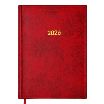 Ежедневник 2026 Buromax A5 Base BM.2108 - Красный