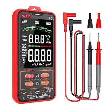 Мультиметр цифровой NJTY T5 600V, 10A, NCV, True RMS, с прозвонкой