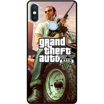 Чехол силиконовый бампер Candy для Xiaomi Redmi S2 с картинкой GTA ГТА