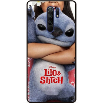 Силиконовый чехол бампер Candy для Xiaomi Redmi Note 8 Pro Стич и Лило Stitch