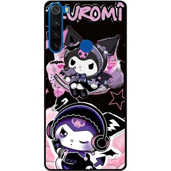 Силіконовий чохол бампер Candy для Xiaomi Redmi Note 8T з картинкою Kuromi Куромі