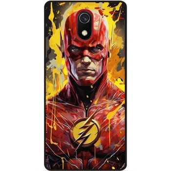 Чехол силиконовый бампер Candy для Xiaomi Redmi 8a с рисунком Flash Marvel Человек молния