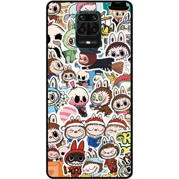 Силиконовый чехол бампер Candy для Xiaomi Redmi Note 9 Pro Лабубу Labubu