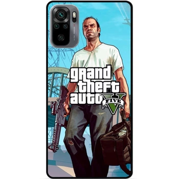 Силіконовий чохол бампер Candy для Xiaomi Redmi Note 10S із малюнком ГТА GTA