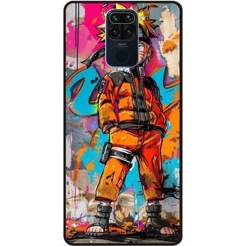Чехол силиконовый бампер Candy для Xiaomi Redmi Note 9 с рисунком Наруто аниме Marvel Naruto