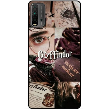 Силіконовий бампер чохол Candy для Xiaomi Redmi 9t з малюнком Gryffindor Гріфіндор Гаррі Поттер Harry Potter