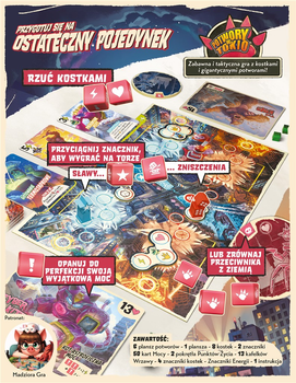 Gra planszowa Portal Games Potwory w Tokio: Duel (5905794220717)