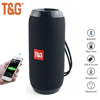 Портативная колонка TG-117 black bluetooth
