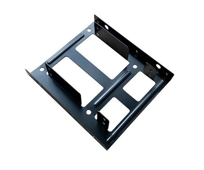 Адаптер - кронштейн 2.5″ → 3.5″ для SSD/HDD, метал, чорний (00181)
