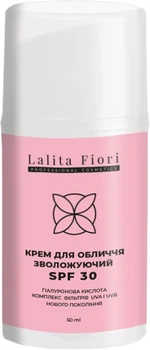 Солнцезащитный крем для лица Lalita Fiori SPF 30 Гиалуроновое восстановление 50 мл (4820230955507)