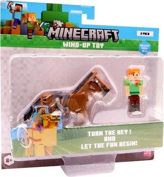 Игрушка заводная Minecraft Alex + Horse 3D (MC1014-1)