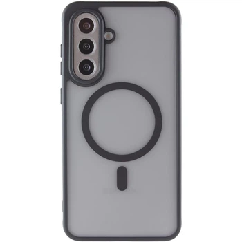 Чехол-накладка TPU Bloom с MagSafe для Samsung Galaxy A36 5G / Samsung Galaxy A56 5G стильная и прочная защита Black