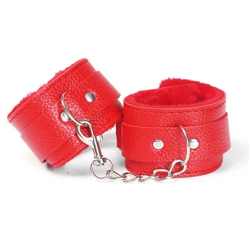 Кожаные наручники M NDS Красный 98780