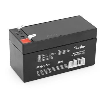 Аккумуляторная батарея AGM MERLION GP-1213-F1 12V 1.3Ah