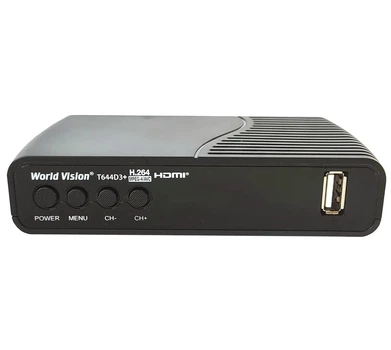 Приставка Т2 World Vision T644D3+ FM H.264 HDMI-CEC Цифровой DVB-T2/C ресивер тюнер