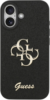 Панель Guess Fixed Glitter Big 4G для Apple iPhone 17 Black (GUHCP17SHG4SGK)