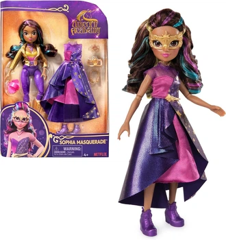 Кукла София Sophia Unicorn Academy Академия единорогов для бала маскарада Spin Master 6069399