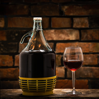 Zestaw gąsiorów Kadax na wino z korkiem mechanicznym 5 l x 2 szt (5903699436684)