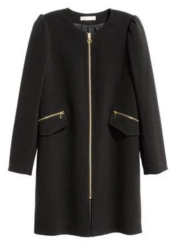 Пальто женское Чёрный L H&M (0390169)