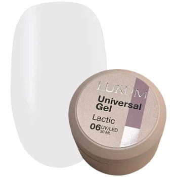 Універсальний твердий гель LUKUM Universal Gel №06 Lactic 30 мл