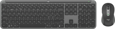Zestaw bezprzewodowy Logitech MK950 for Business Graphite (920-012512)