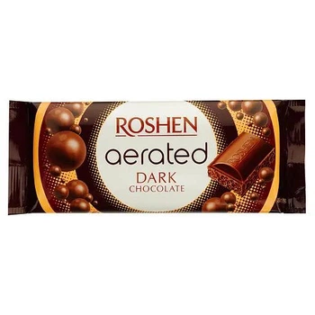 Шоколада Roshen пористый чёрный 80г