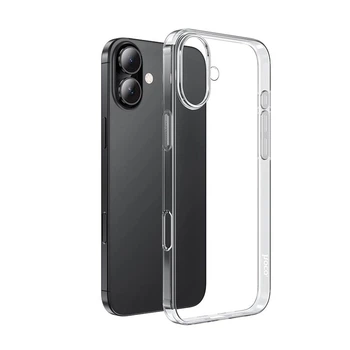 Чохол Premium HOCO для iPhone 16 Light series TPU case Transparent