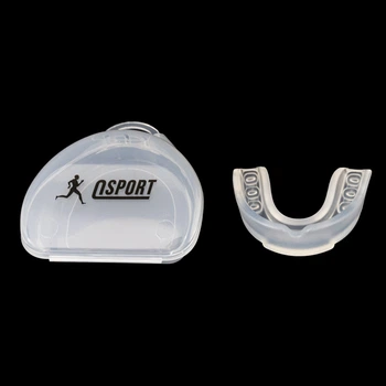 Боксерская капа для бокса (единоборств, карате) одночелюстная OSPORT (MS 2115) Прозрачный