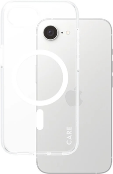 Etui CARE by PanzerGlass Flagship Case Transparent Urban Combat w. White Qi do Apple iPhone 16e (CRRTPUCG29845)