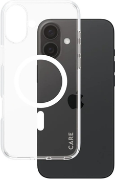 Панель CARE by PanzerGlass Flagship Case Transparent Urban Combat w. White MagSafe для Apple iPhone 16 Plus (5715685004056)