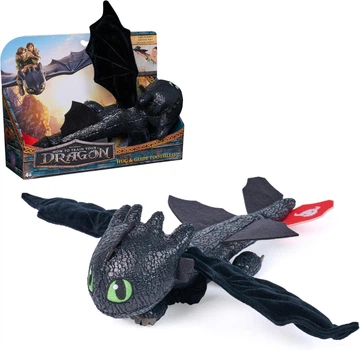 Іграшкова фігурка Як приборкати дракона Dreamworks Dragons How to Train Your Dragon Hug and Glide Toothless Plush Toy