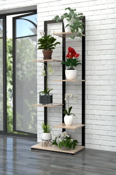 Подставка под цветы в стиле лофт EcoLoft Ардана DSP-1217 Дуб Сонома