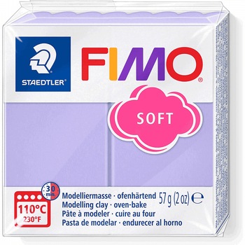 Полімерна глина Fimo Effect 57 г. Бузкова пастельна Effect (8020-605)
